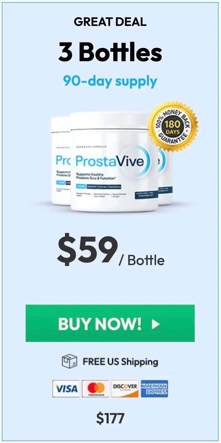 ProstaVive 3 bottles