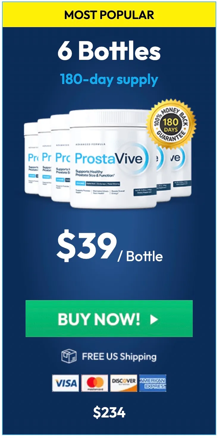 ProstaVive 6 bottles